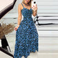 ✨Moda întâlnește farmecul😍Rochie lungă cu imprimeu leopard🐆-12