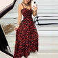 ✨Moda întâlnește farmecul😍Rochie lungă cu imprimeu leopard🐆-13