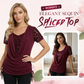 💗💖【S-5XL】👕Bluză elegantă cu mâneci scurte și paiete pentru femei🎉