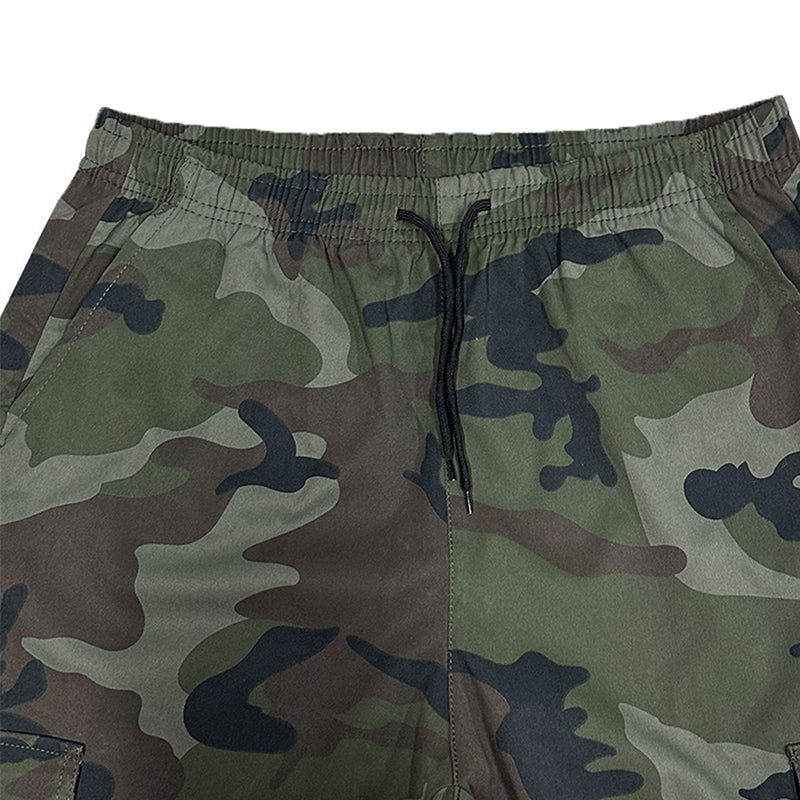 🔧La jumătate de preț👖Pantaloni scurți cargo pentru bărbați, cu imprimeu de camuflaj și multiple buzunare💥-6