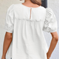 🎀👕Ofertă specială pentru noile produse: 40% reducere🎁Bluză cu mâneci bufante, smocuri și volane-1
