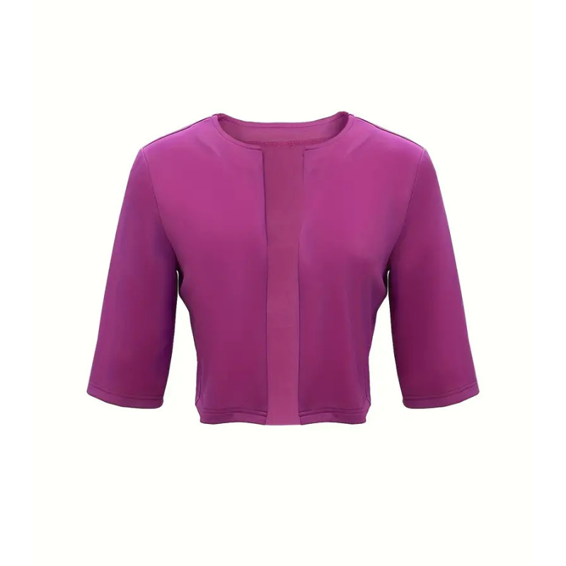 🔥Ofertă limitată: 50% reducere💎👗Set de două piese pentru femei – Cardigan scurt și rochie fără mâneci, elegante și rafinate😍-6