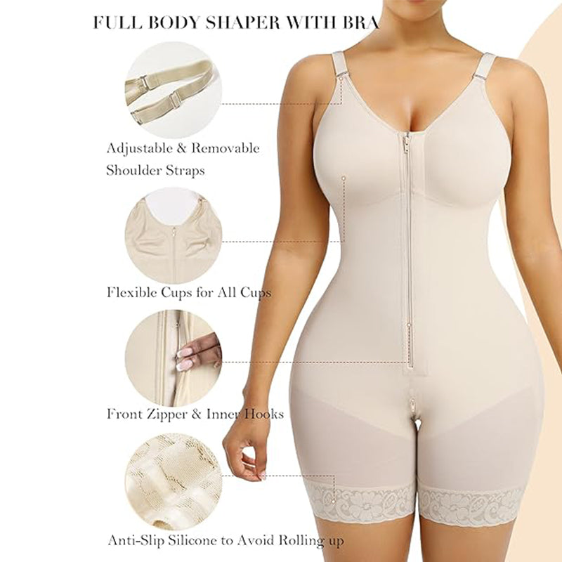 🎀Body pentru femei, cu efect de modelare a abdomenului și ridicare a feselor🎁-4