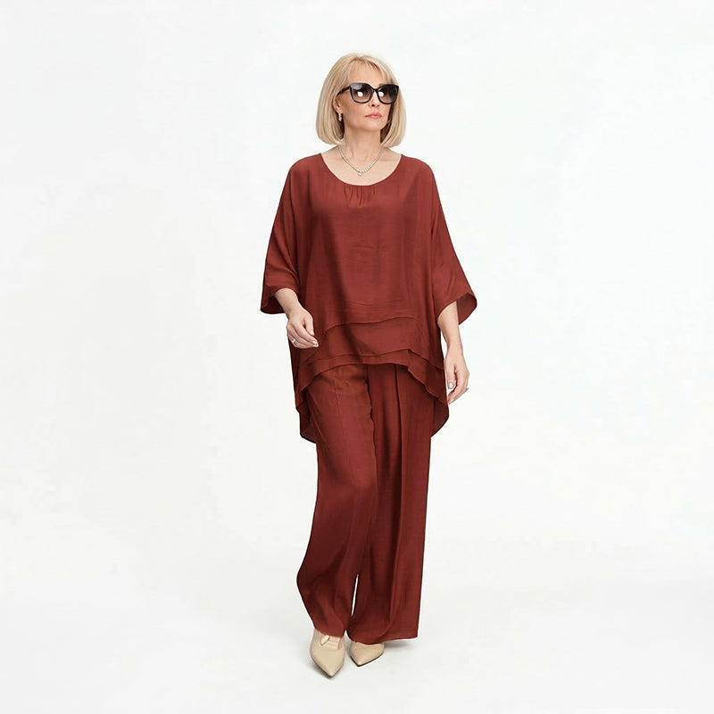 🔥Ofertă specială pentru produse noi: 50% reducere🎁🆕Set din două piese pentru femei: top și pantaloni scurți în culori uni🎉-9
