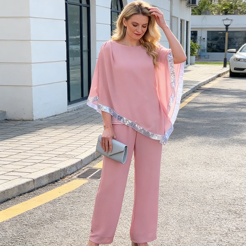 ✨Set de două piese elegant, cu paiete, pentru femei🤩-7