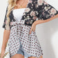 ✨Cardigane pentru femei cu imprimeu floral, mâneci cu volane, cu nod, în stil boho, lejere și fluide