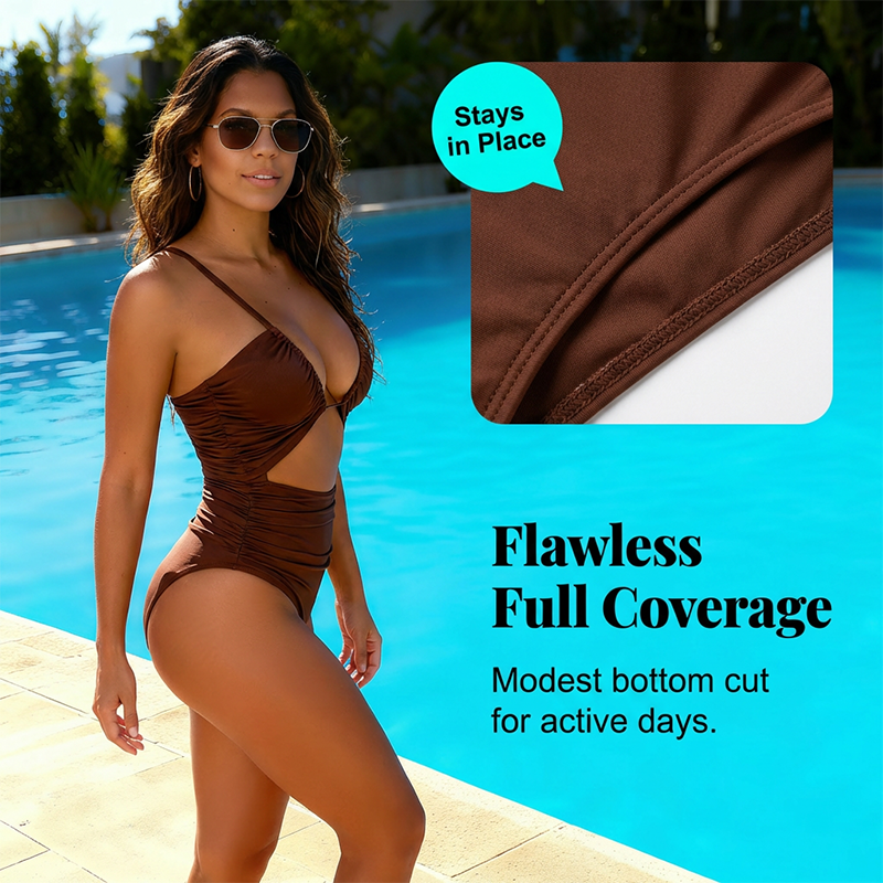💥Ofertă specială: 50% reducere🎁Costume de baie pentru femei, cu talie înaltă și efect de modelare a siluetei-1