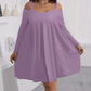 🎁 Ofertă specială pentru produse noi: reducere de 50%👗Rochie pentru femei cu umeri decupați, mâneci lungi și croi în A🔥-7