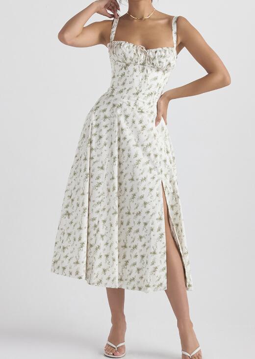 💐2026 Produse noi👗Rochie midi cu curea spaghetti-5