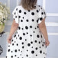 🔥【S-4XL】🌸Rochie pentru femei cu imprimeu cu buline-2