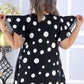 🔥【S-4XL】🌸Rochie pentru femei cu imprimeu cu buline-6