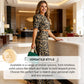 ✨😍Set elegant format din un top scurt cu mâneci bufante și pantaloni largi-6
