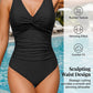 ☀️🏖️Costum de baie dintr-o singură piesă pentru femei, cu efect de modelare a taliei😍-1