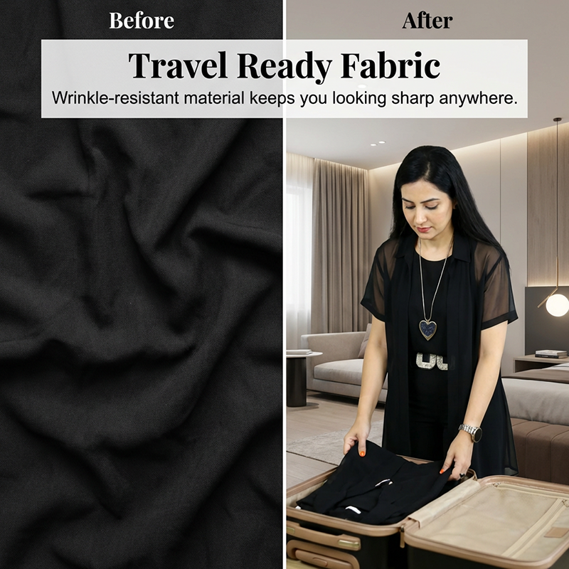 🌟Set elegant asortat, compus din vestă, pantaloni și îmbrăcăminte de exterior😍-6