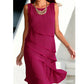 👗Noutate💟Rochie elegantă fără mâneci, cu straturi, pentru femei-8