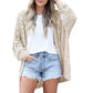 ✨ 50% REDUCERE ACUM! 🧶 Cardigan lejer pentru femei, cu deschidere în față – model boho cu textură pointelle și mâneci în formă de aripi de liliac 🍂☕-9