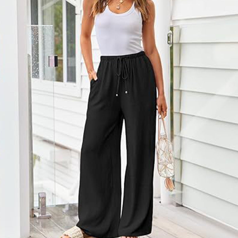 🌷Ofertă specială de vară: 49% reducere🍃👖Pantaloni casual simpli, ușori, pentru femei-4