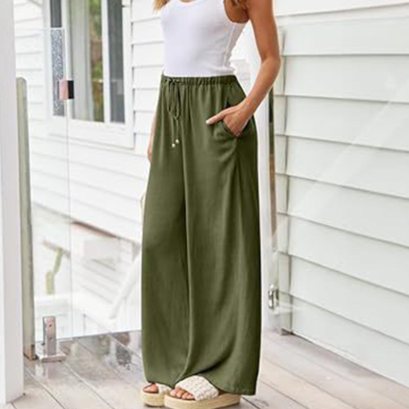 🌷Ofertă specială de vară: 49% reducere🍃👖Pantaloni casual simpli, ușori, pentru femei-5