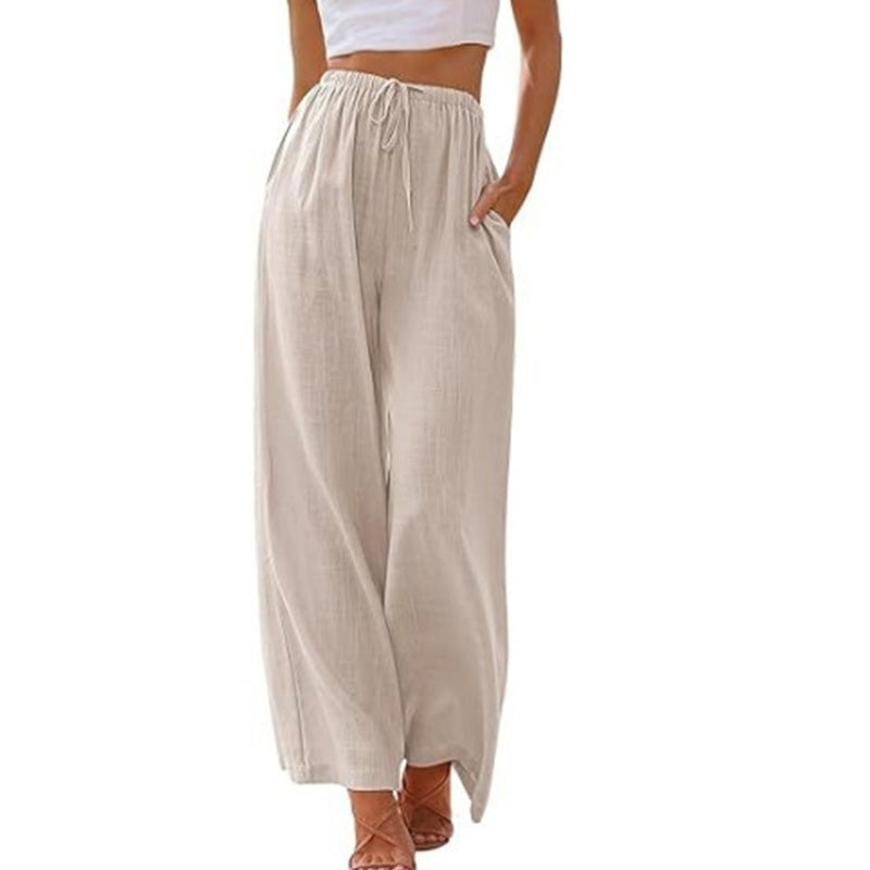 🌷Ofertă specială de vară: 49% reducere🍃👖Pantaloni casual simpli, ușori, pentru femei-9