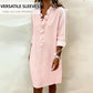 😍Rochie casual pentru femei, cu volane și decolteu în V👗💗-2