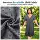 🔥Reducere la produse noi: 50% reducere🔥Rochie pentru femei cu mâneci scurte, fermoar în față și tiv plisat❤️