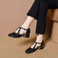 👠🌬️Sandale elegante pentru femei, cu vârful închis și decupaje🌿-5