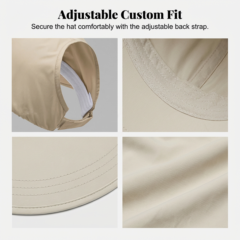 🧢Pălărie de soare pentru femei, cu boruri largi, în stil baseball🌞-6