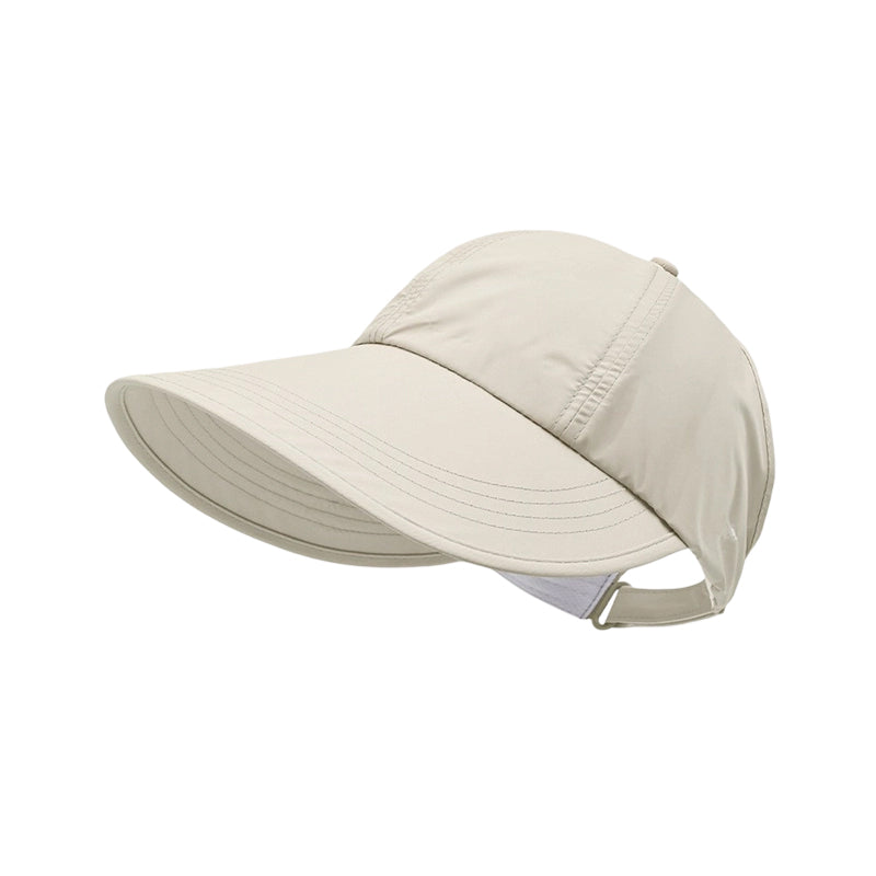 🧢Pălărie de soare pentru femei, cu boruri largi, în stil baseball🌞-9