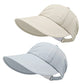 🧢Pălărie de soare pentru femei, cu boruri largi, în stil baseball🌞-13