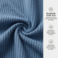 🌬️👕Tricou casual pentru femei, cu guler în V, din tricot tip waffle și model patchwork😍-6