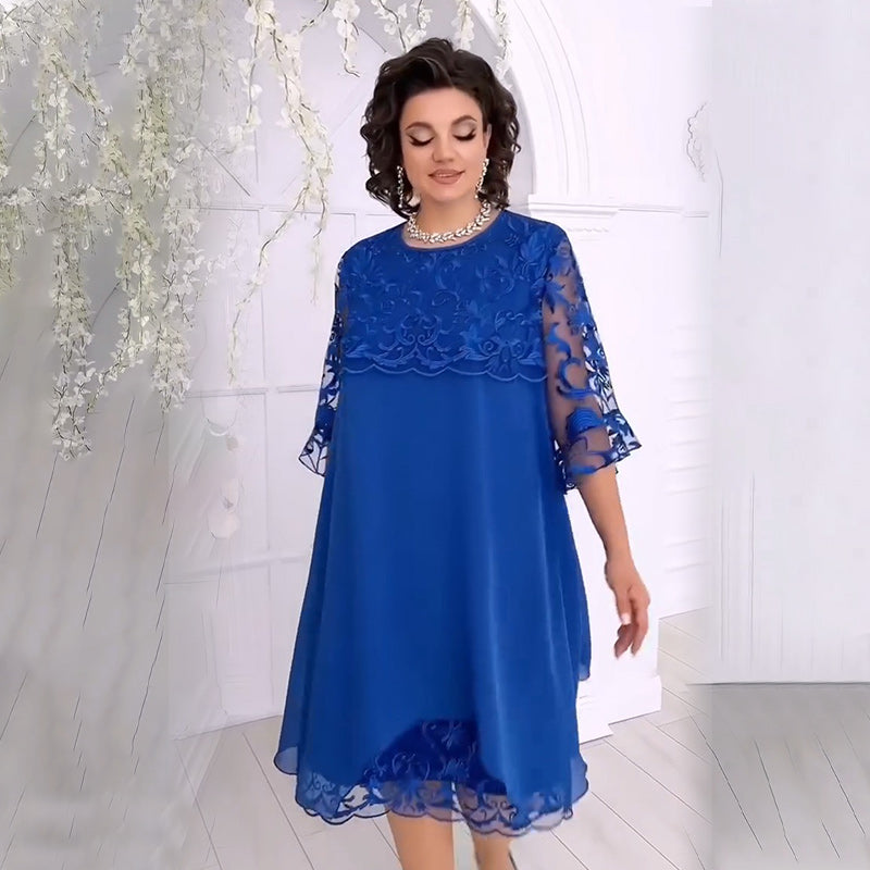 😍Rochie din dantelă în straturi „Sheer Breeze“👗-6