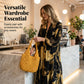 😍🔥Rochie casual pentru femei, cu croială largă și imprimeu✨-5