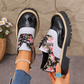 👞Brogues cu platformă și imprimatur floral pentru femei😍-5