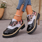 👞Brogues cu platformă și imprimatur floral pentru femei😍-6