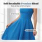 😍👗Rochie retro cu bretele în formă de A, cu buline, pentru femei⭐-5