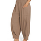 💖😍Pantaloni Harem Casual pentru Femei, Lăși, cu Talie Înaltă👩-10