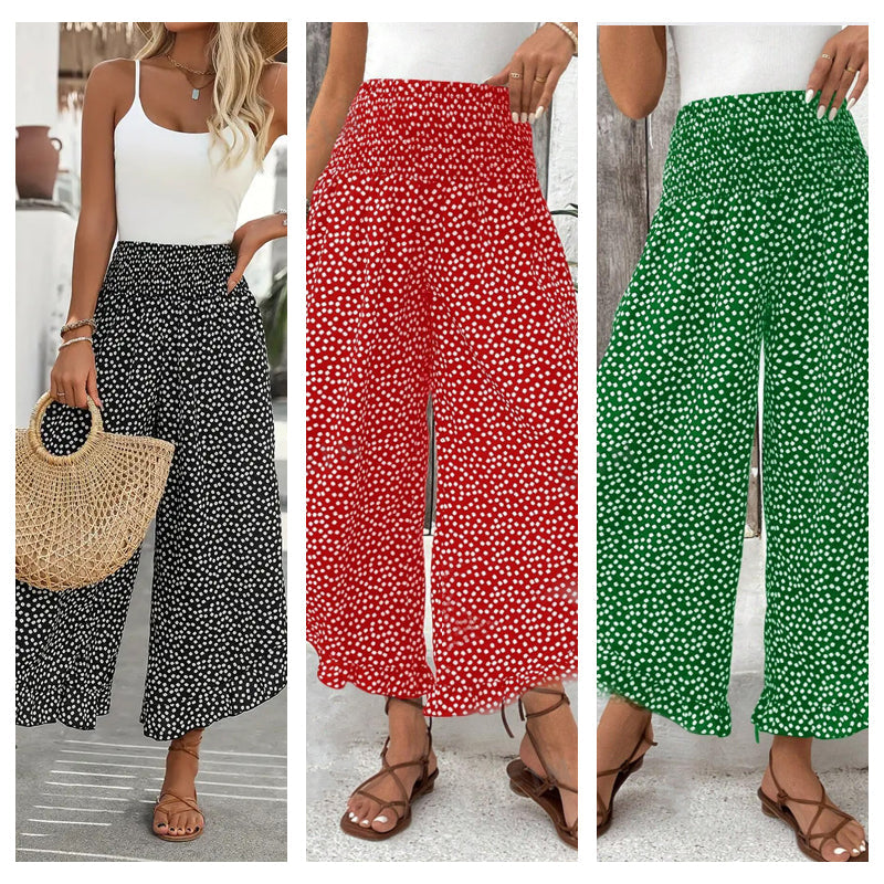 🔥 50% REDUCERE! 😍Pantaloni largi, cu talie înaltă, pentru femei – subțiază silueta, sunt comozi și eleganți🌠️-8
