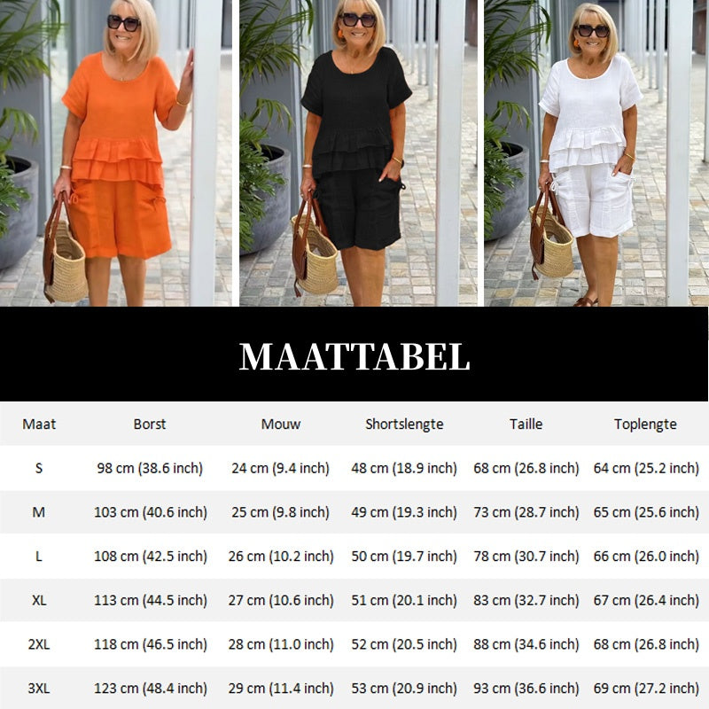 😍Set casual de două piese pentru femei🍃-7