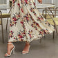🌹👗Rochie feminină în linie A, cu guler larg și imprimeu floral😍-7