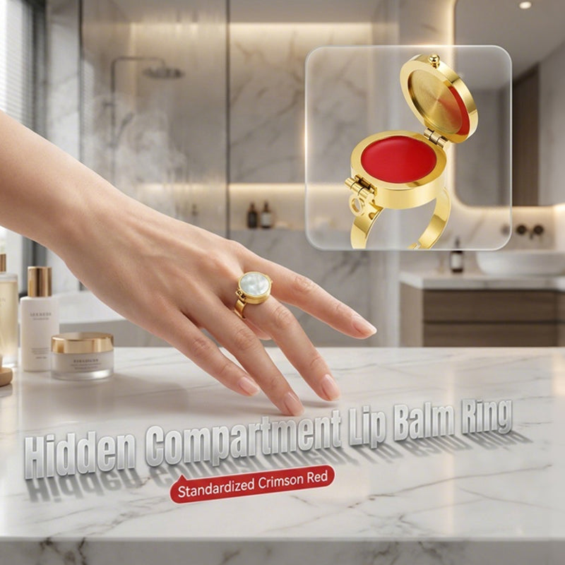 ⏳REDUCERI 50%⚡Produsul vedetă al anului 2026⏰Inel cu balsam de buze pentru deget💄💍-2
