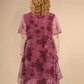 🌺😻Elegant mare dimensiune vrac sifon imprimate rochii👗-5