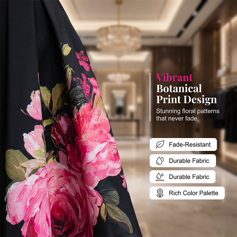 🌸Rochie midi elegantă, fără mâneci, cu croi în A și imprimeu floral👗❤️-1