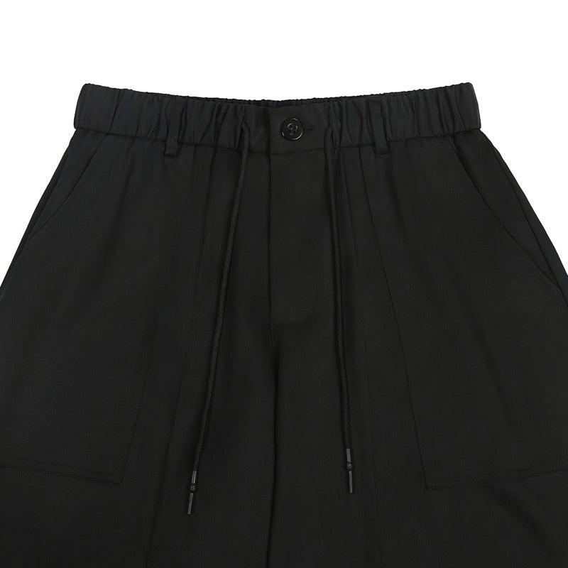 👖【2XL-9XL】💪Pantaloni Capri Casual cu Cordoane pentru Bărbați, Mărimi Mari-6