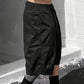 👖【2XL-9XL】💪Pantaloni Capri Casual cu Cordoane pentru Bărbați, Mărimi Mari-4