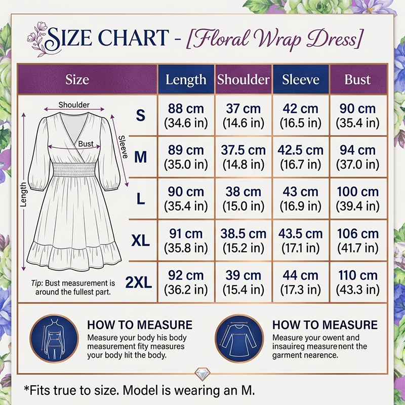💜 Prezentare în avanpremieră a noilor produse 👗 Rochie pentru femei, cu imprimeu, decolteu în V, volane la tiv și croială în A 🔮-7