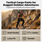 👖 50% REDUCERE ACUM!  Pantaloni tactici cargo din bumbac pentru bărbați – cu multiple buzunare, structură întărită și talie reglabilă 🛠️