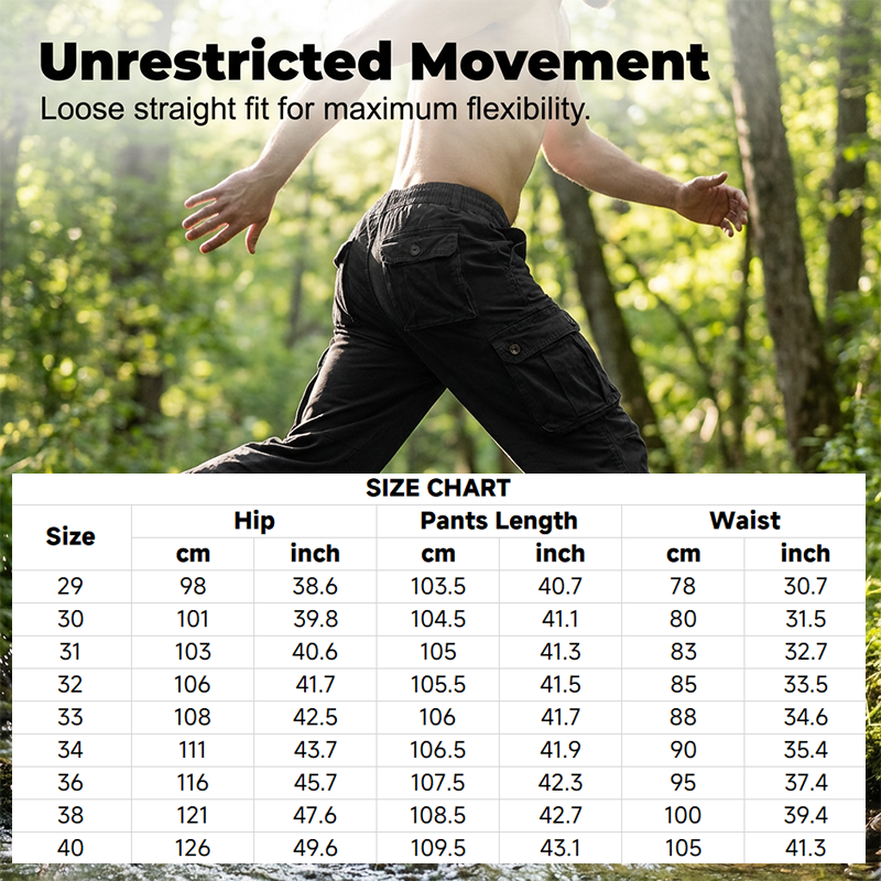 👖 50% REDUCERE ACUM!  Pantaloni tactici cargo din bumbac pentru bărbați – cu multiple buzunare, structură întărită și talie reglabilă 🛠️-6