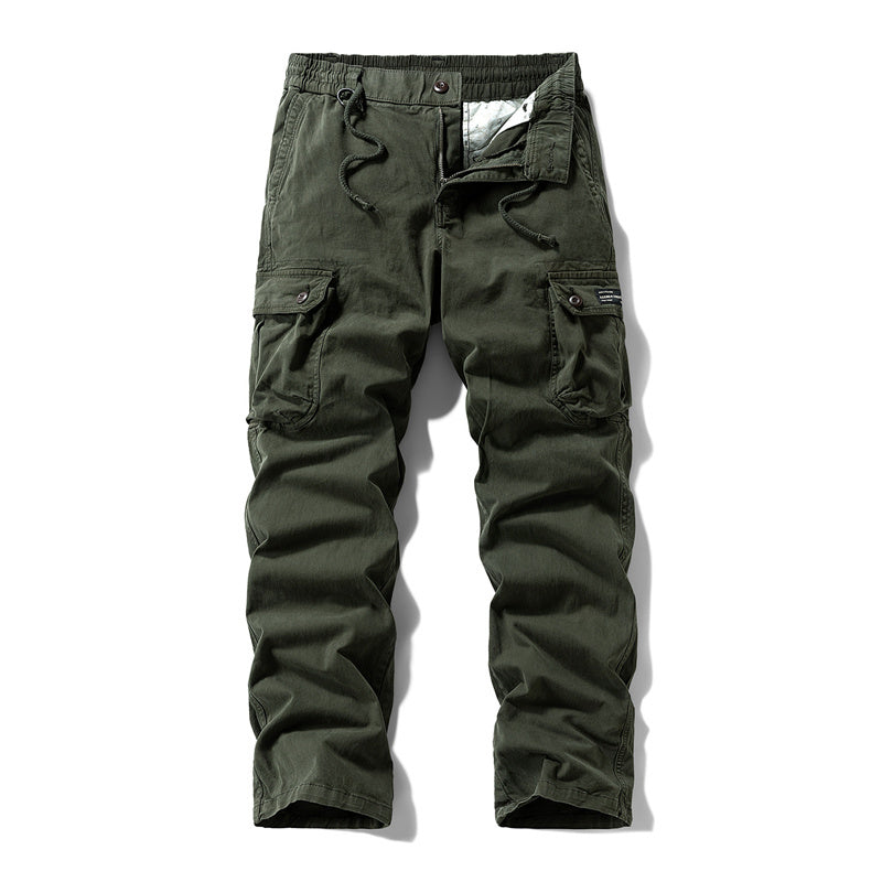 👖 50% REDUCERE ACUM!  Pantaloni tactici cargo din bumbac pentru bărbați – cu multiple buzunare, structură întărită și talie reglabilă 🛠️-8