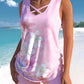 ☀️🏖️Costum de baie tankini din două piese, cu imprimeu, pentru femei😻-6