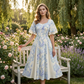 🌼👗Rochie cu mâneci fluturate și croi evazat, de un aspect eteric✨-4